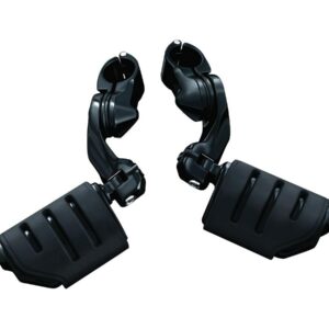 Tour-Tech Cruise Mounts with Heavy Duty Quick Clamps and Offset Arm Short Arm, Tridend Dually ISO Pegs Black, Gloss