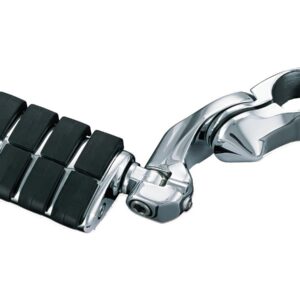 Tour-Tech Cruise Mounts with Heavy Duty Quick Clamps and Offset Arm Short Arm, Tridend Dually ISO Pegs Chrome