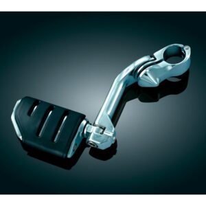 Tour-Tech Cruise Mounts with Heavy Duty Quick Clamps and Offset Arm Long Arm, Tridend Dually ISO Pegs Chrome