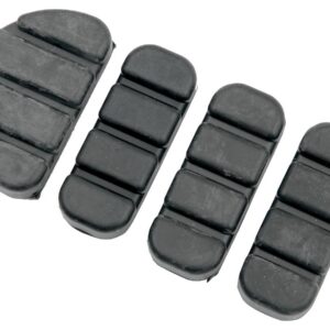 ISO Brake Pedal Pad Replacement Rubber Black