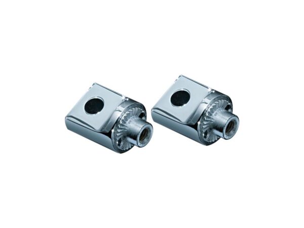 Non-Pivoting Splined Male Mount Adapters Chrome