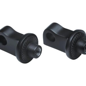 Splined Peg Adapters Black Satin