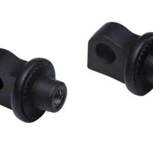 Splined Peg Adapters Black Satin