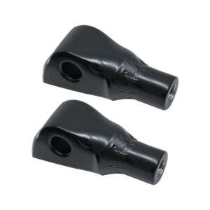 Tapered Male Mount Peg Adapters Gloss Black
