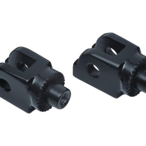 Splined Peg Adapters Gloss Black Gloss