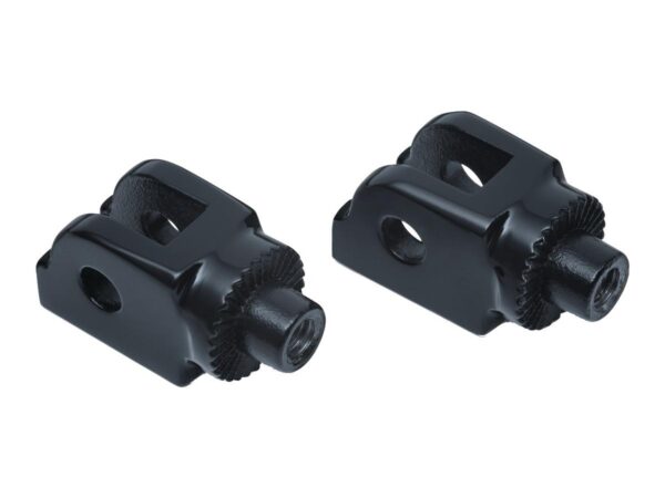 Splined Peg Adapters Gloss Black Gloss
