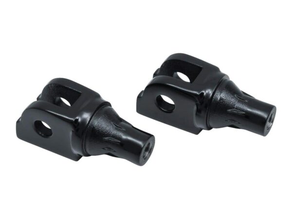 Tapered Male Mount Peg Adapters Gloss Black