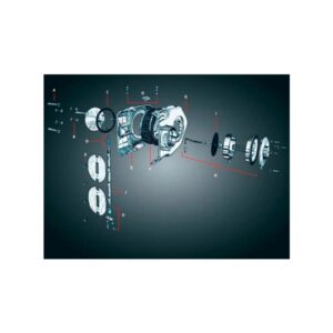 Hypercharger Air Cleaner Replacement Back Half Chrome
