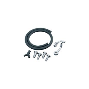 Short Leg Bluegrass Breather Kit Chrome