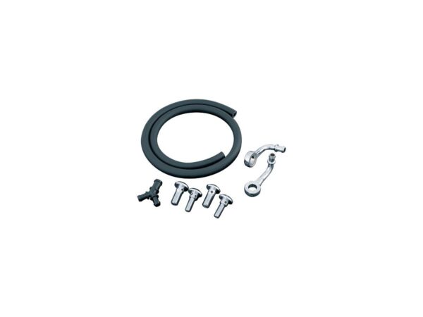 Short Leg Bluegrass Breather Kit Chrome