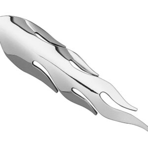 Flame Heat Shield Chrome 1,75"