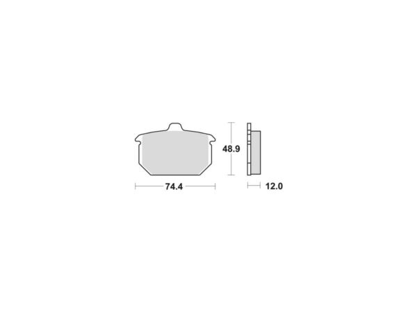Organic Replacement Brake Pads Organic Rear