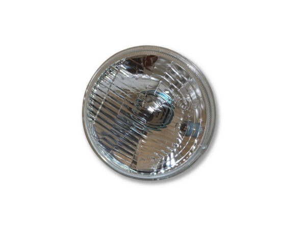 5 3/4" Headlight Insert, Structure Lense with parking Light With parking light Chrome Clear H4 — изображение 3