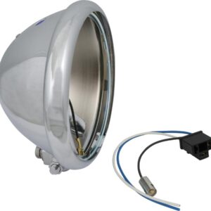 Bates Style 5 3/4" Headlight Housing Chrome