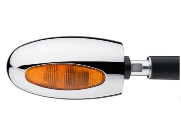 BL 1000 Halogen Bar End Turn Signal Chrome Orange Halogen — изображение 2