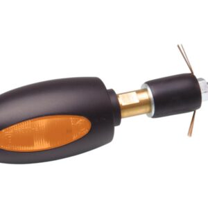 BL 1000 Halogen Bar End Turn Signal Black Orange Halogen