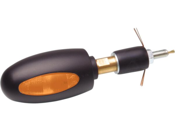 BL 1000 Halogen Bar End Turn Signal Black Orange Halogen