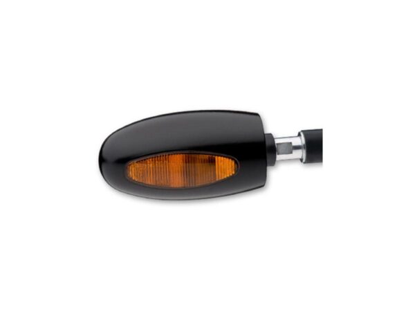 BL 1000 Halogen Bar End Turn Signal Black Orange Halogen