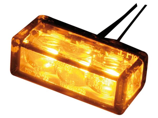 Cube 3 SMD H LED Turn Signal Module Height(mm): 10 , Width(mm): 27 , Depth(mm): 13 , Approved for horizontal installation Smoke LED — изображение 2