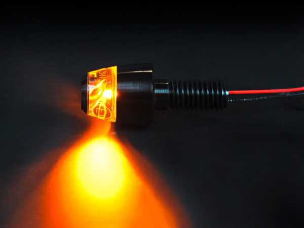 mo.blaze pin LED Turn Signal Black Anodized Clear LED — изображение 3
