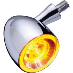 Bullet 1000 Extreme LED Turn Signal Chrome Clear LED