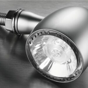 Bullet 1000 Extreme LED Turn Signal Chrome Satin Clear LED