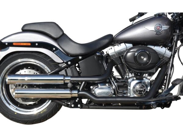 Gun Smooth Slip On Mufflers Slant End Cap Polished Polished