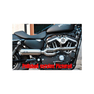 Skull Headers E3 Bomb Outline Exhaust System Smooth Heat Shield Show Chrome Outline