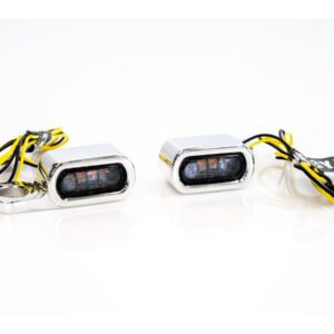Stripe LED Turn Signal Aluminium Polished Light Smoke LED