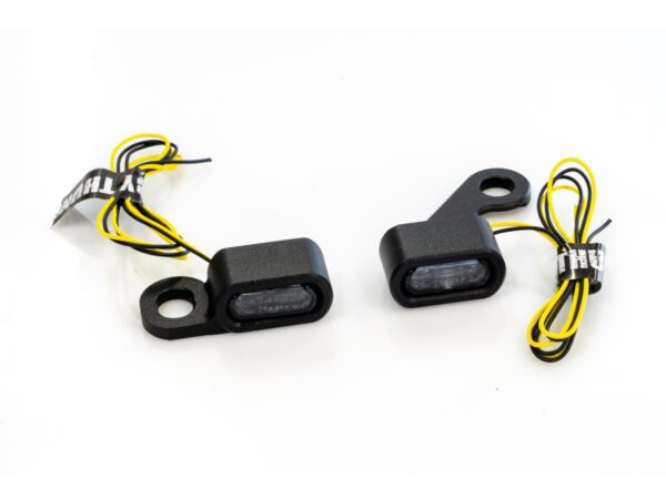 Stripe LED Turn Signal Black Powder Coated Light Smoke LED — изображение 2