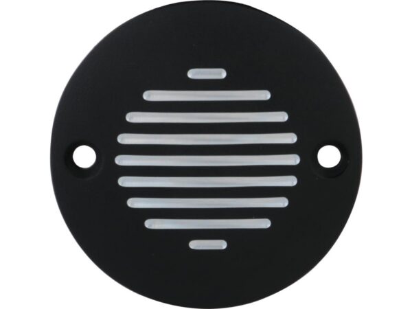 Stanza Point Cover 2-hole, horizontal Black Cut