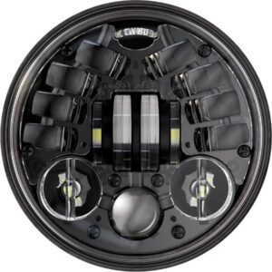 Model 8690 Adaptive 2 5,75" LED Headlight Insert With black reflector Black Clear LED