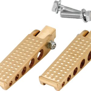 Forged Knurled Pegs Brass, Satin