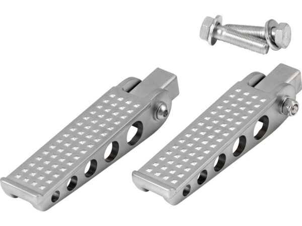 Forged Knurled Pegs Chrom, Satin
