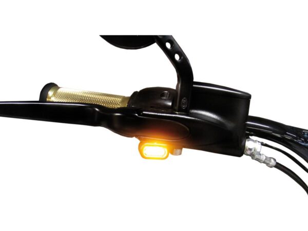 Stripe LED Turn Signal Black Powder Coated Light Smoke LED — изображение 2