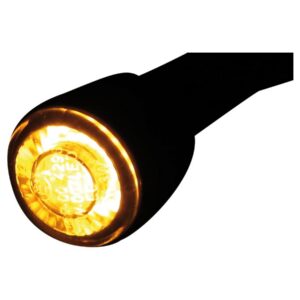 Apollo LED Turn Signal Diameter(mm): 22 , Depth(mm): 13, Approved for front and rear installation Black Smoke LED