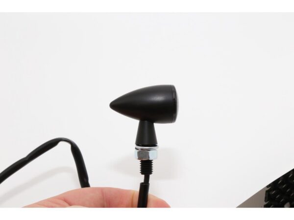 Apollo Bullet LED Turn Signal Black Anodized Smoke LED — изображение 3