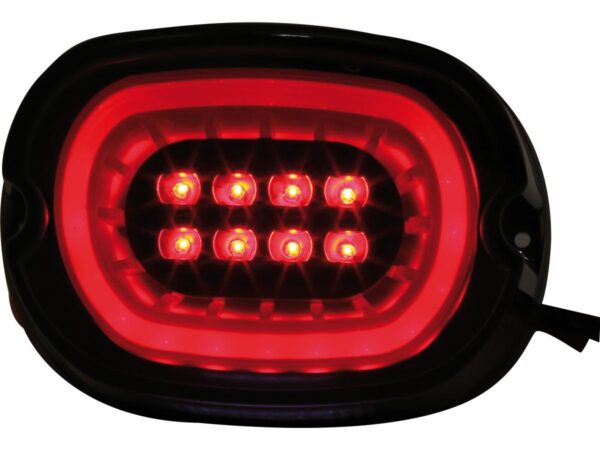 Flat OEM-Style LED Taillight Black reflector Black LED — изображение 2