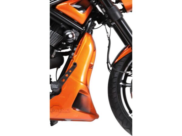 Cult-Werk, Radiator Cover, Racing, ABS Plastic, Black Radiator Cover for V-Rod Models — изображение 2
