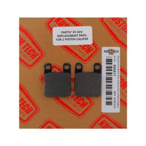2 Piston Caliper Replacement Brake Pads Organic