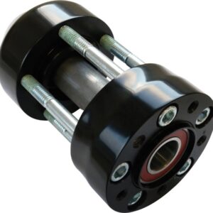 Single Rotor ABS Front Wheel Hub Black ABS Single Flange