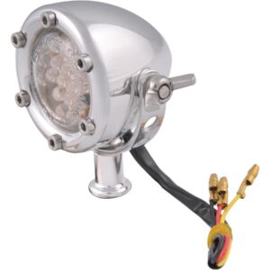 LED Taillight Aluminium Polished Clear LED