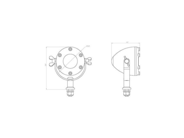 LED Taillight Brass Black LED — изображение 3