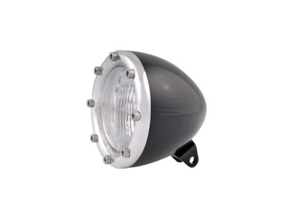 4" Headlight Black H4