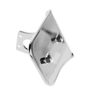 Short Side Mount License Plate Bracket Polished