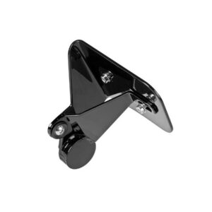 Short Side Mount License Plate Bracket Black Gloss