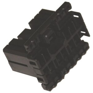 AMP Multilock Connector Housing 12-Wire Plug Black