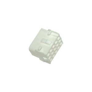 AMP Mate-N-Lock 15-Wire Cap Connector with Wire And Interface Seals White