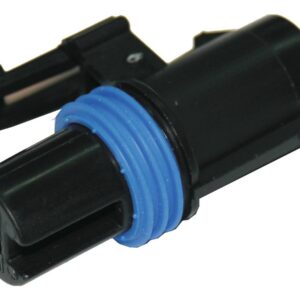 1-Position Female Connector With Wire Seal And Terminal Black