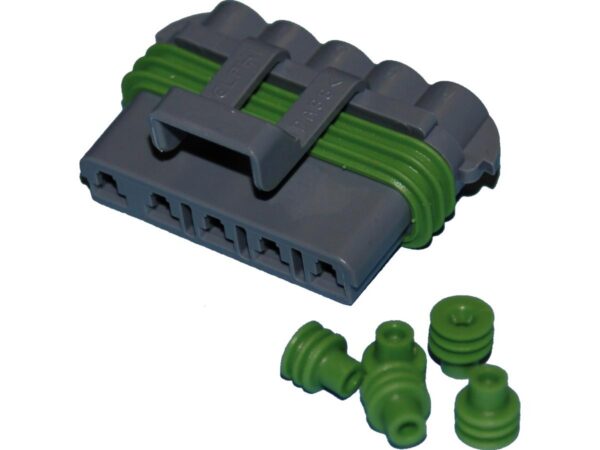 Delphi-Packard Weatherpack Connectors 5-Wire Female Gray